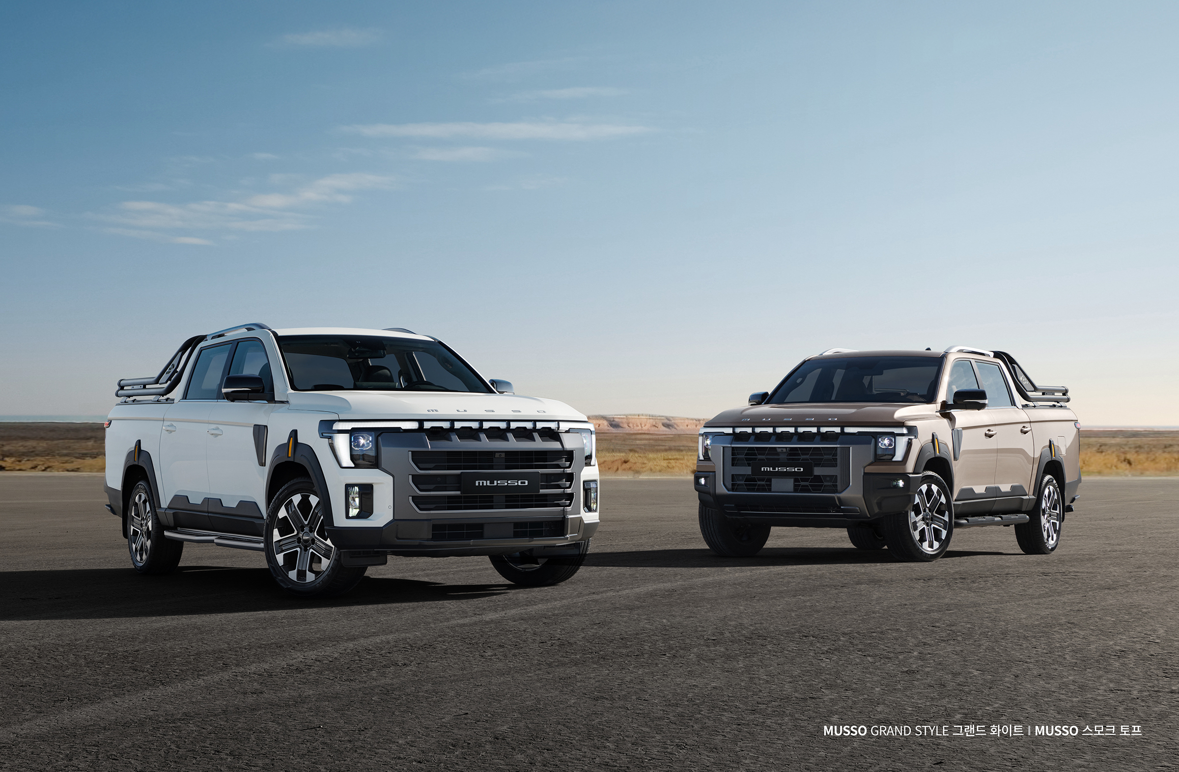 KGM 렉스턴스포츠 후속, ‘무쏘’로 확정하고 외관 이미지 공개