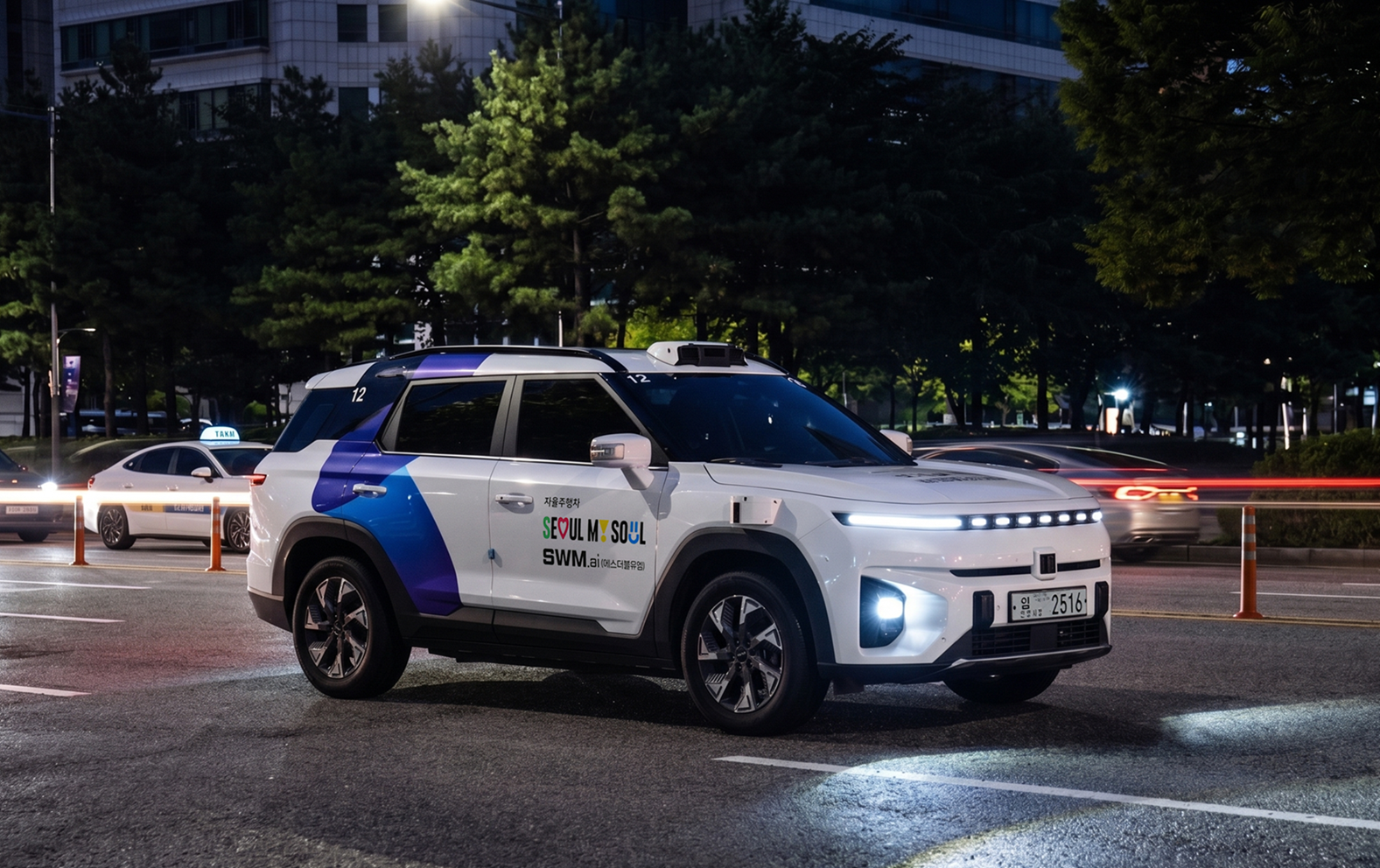 KGM, 토레스 EVX 로보택시 투입해 강남 운행 확대